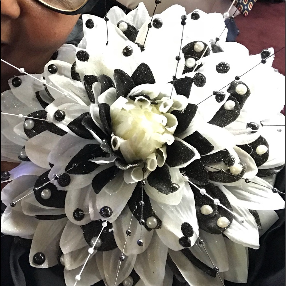 Beautiful large artificial Dahlia flowers